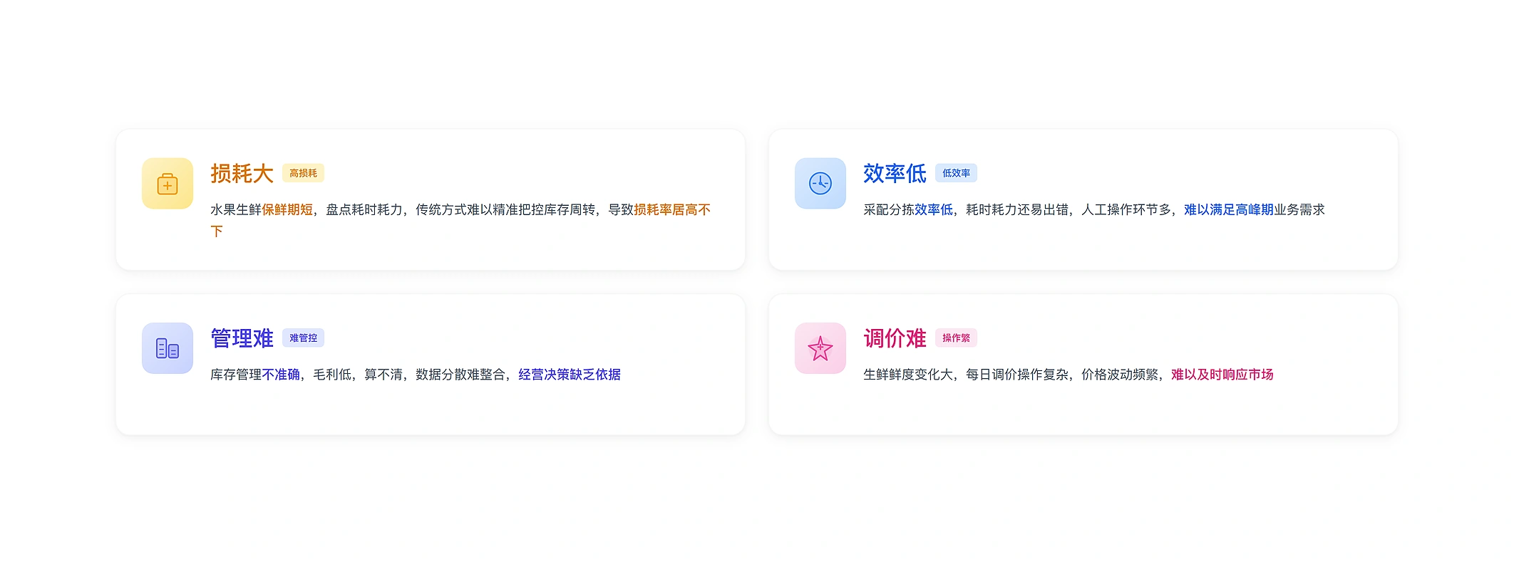 生鲜零售面临的四大难题