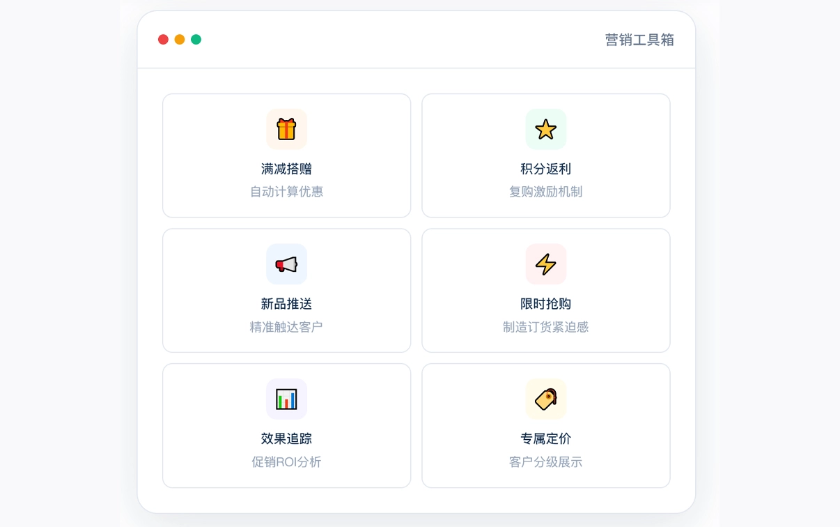 全渠道营销工具 激活终端复购提升粘性