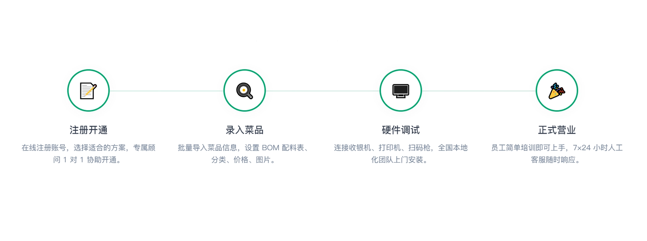 四步开启智能收银